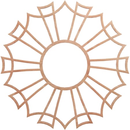 Ekena Millwork Augustus Wood Fretwork Pierced Ceiling Medallion, Cherry, 24"OD x 8 1/2"ID x 1/4"T CMWP24X24X0250AUCH